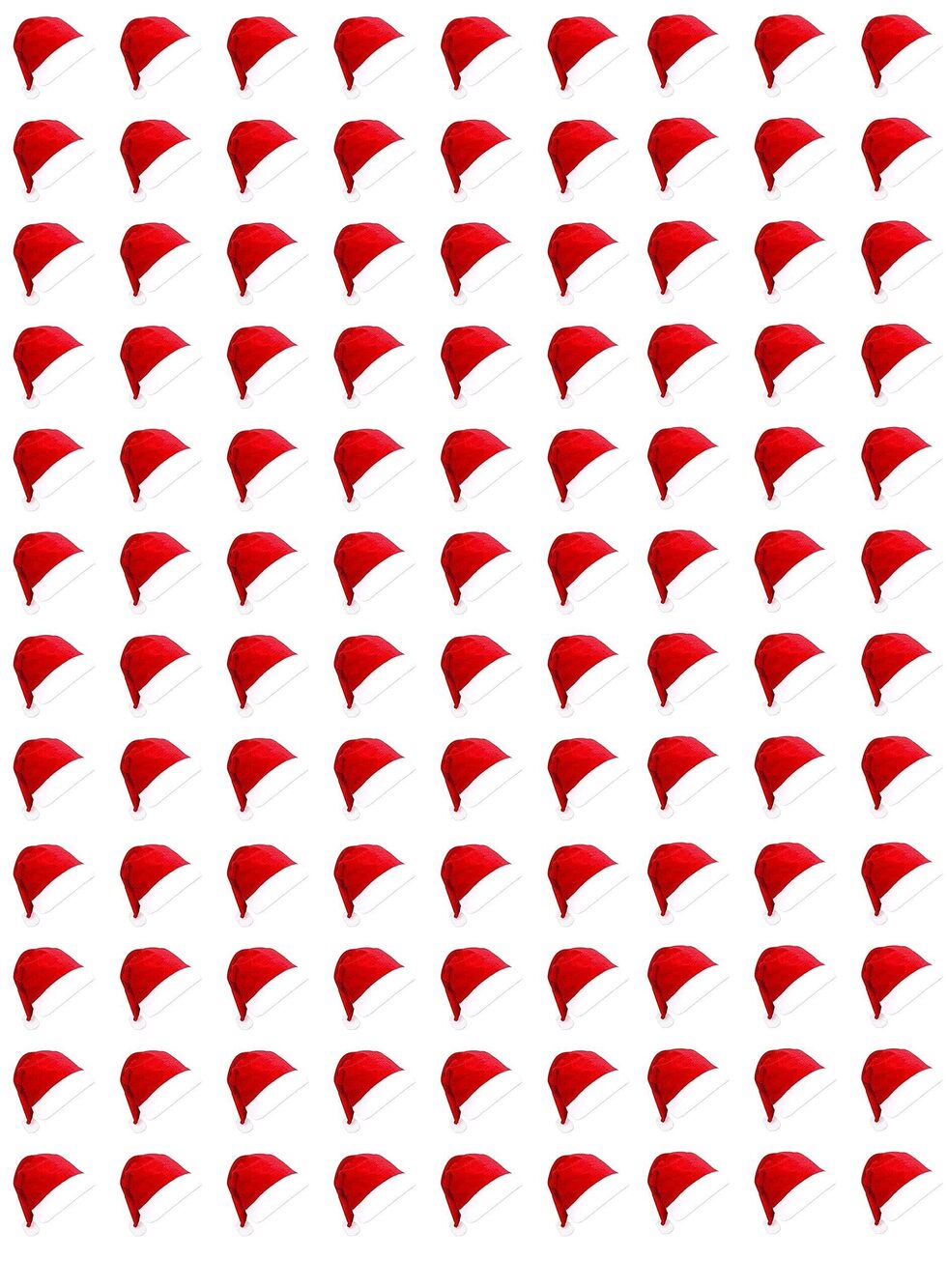 5318 108pcs Santa Hats for Little ones Comfortable Christmas Hats Bulk
